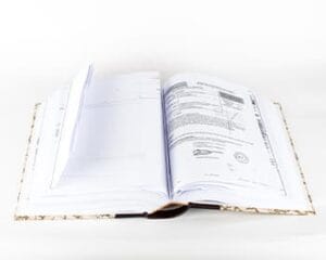 Art et Reliure de Lautrec Notaires livre ouvert