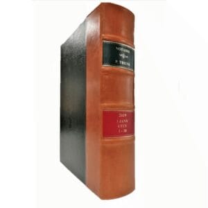 Art et Reliure de Lautrec notaires livre cuir marron