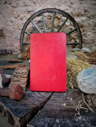 Art et Reliure Carnet de Notes - Petit modèle rouge
