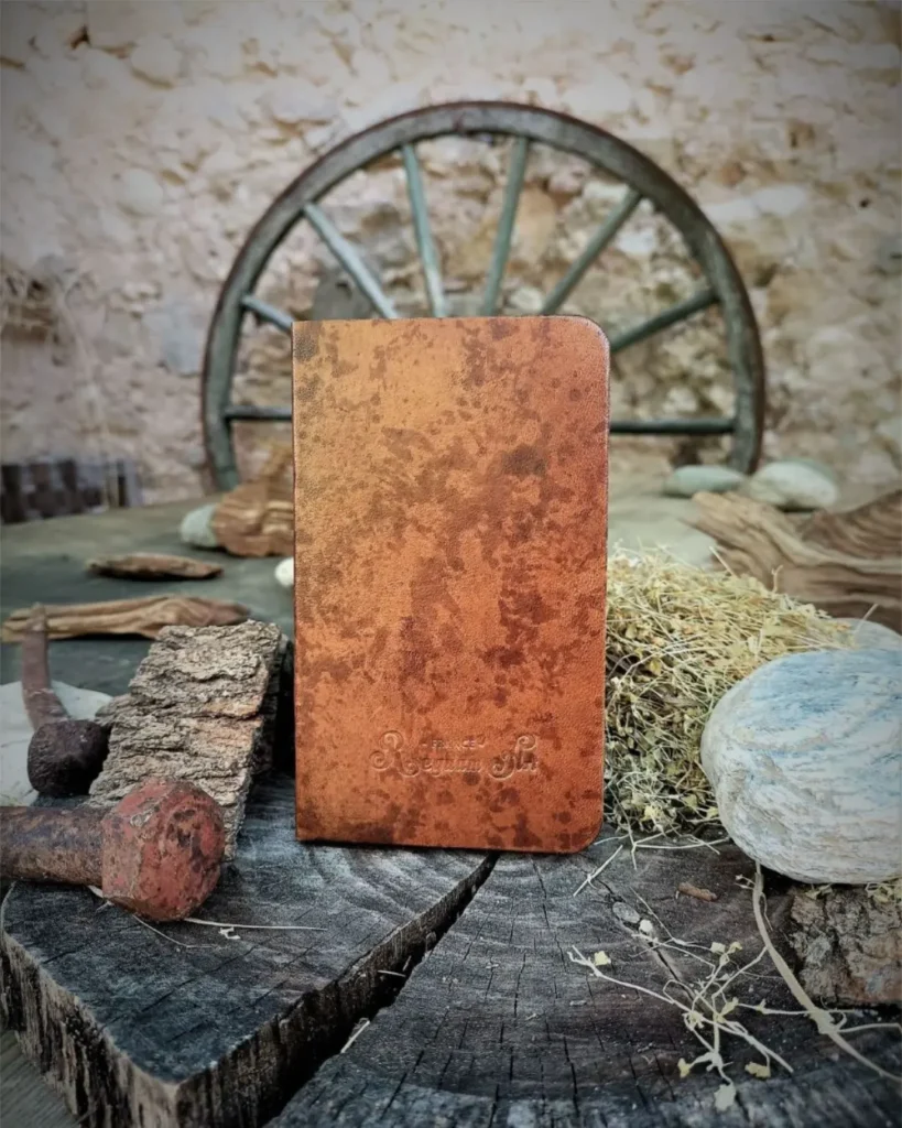 Art et Reliure Carnet de Notes - Petit modèle marron